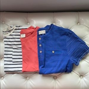 3 Zara Boys Sz 9/10 Tee Shirts